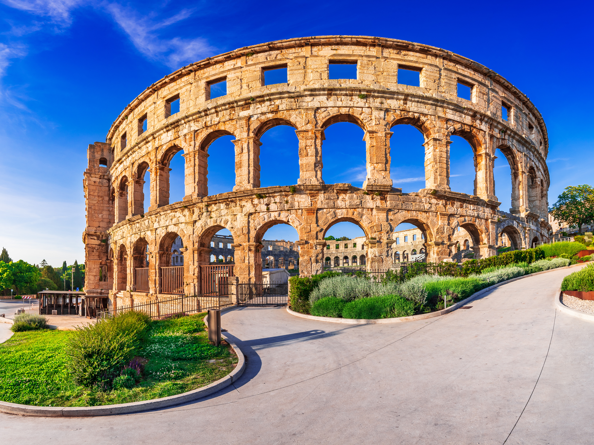 Amphietheater in Pula, Kroatien