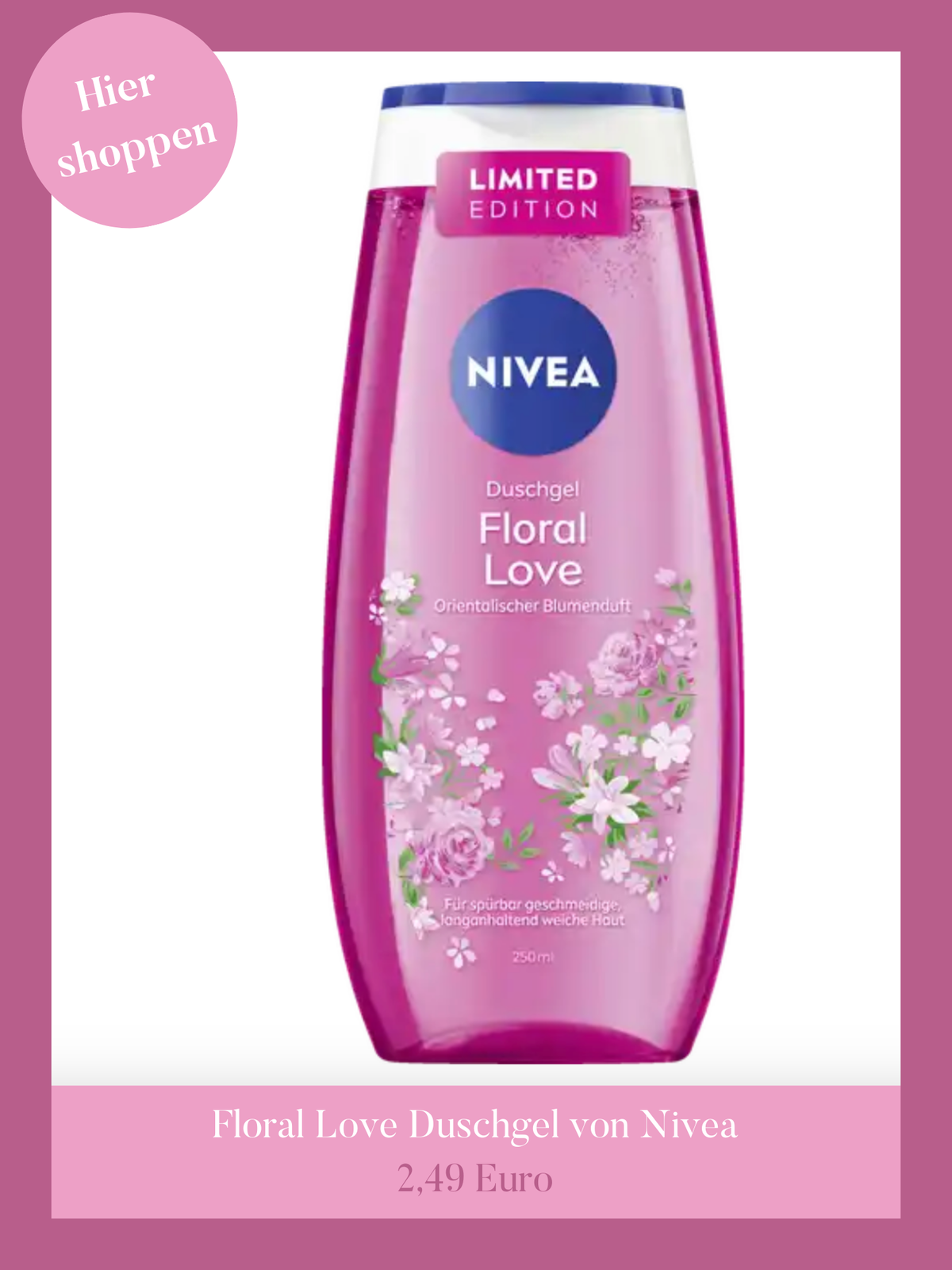 Nivea Duschgel Floral Love