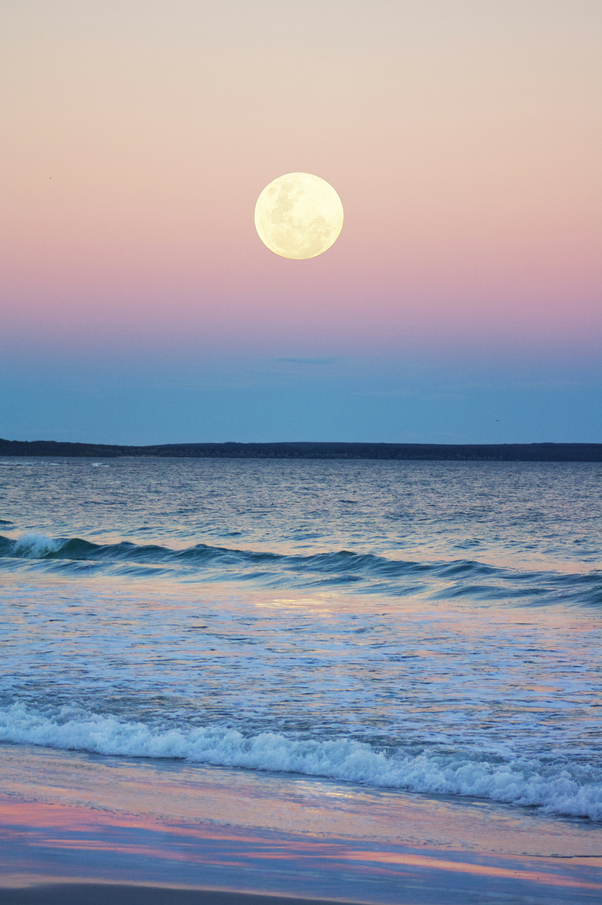 Vollmond überm Meer