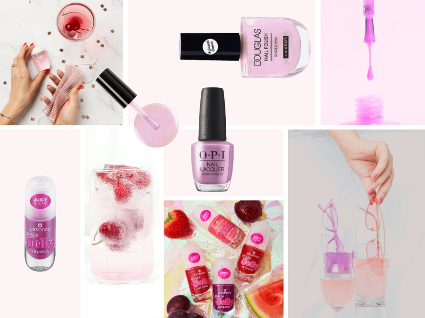 Infused Water Nails Collage