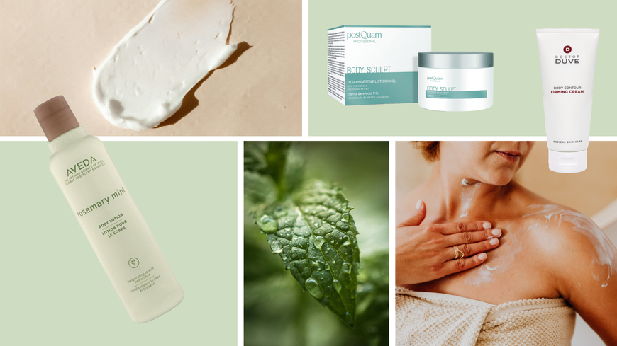 Kühlende Körperpflege: Bodylotions mit Menthol sind im Sommer angenehm erfrischend