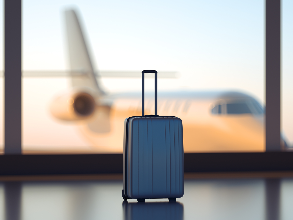 Handgepäckkoffer Flugzeug