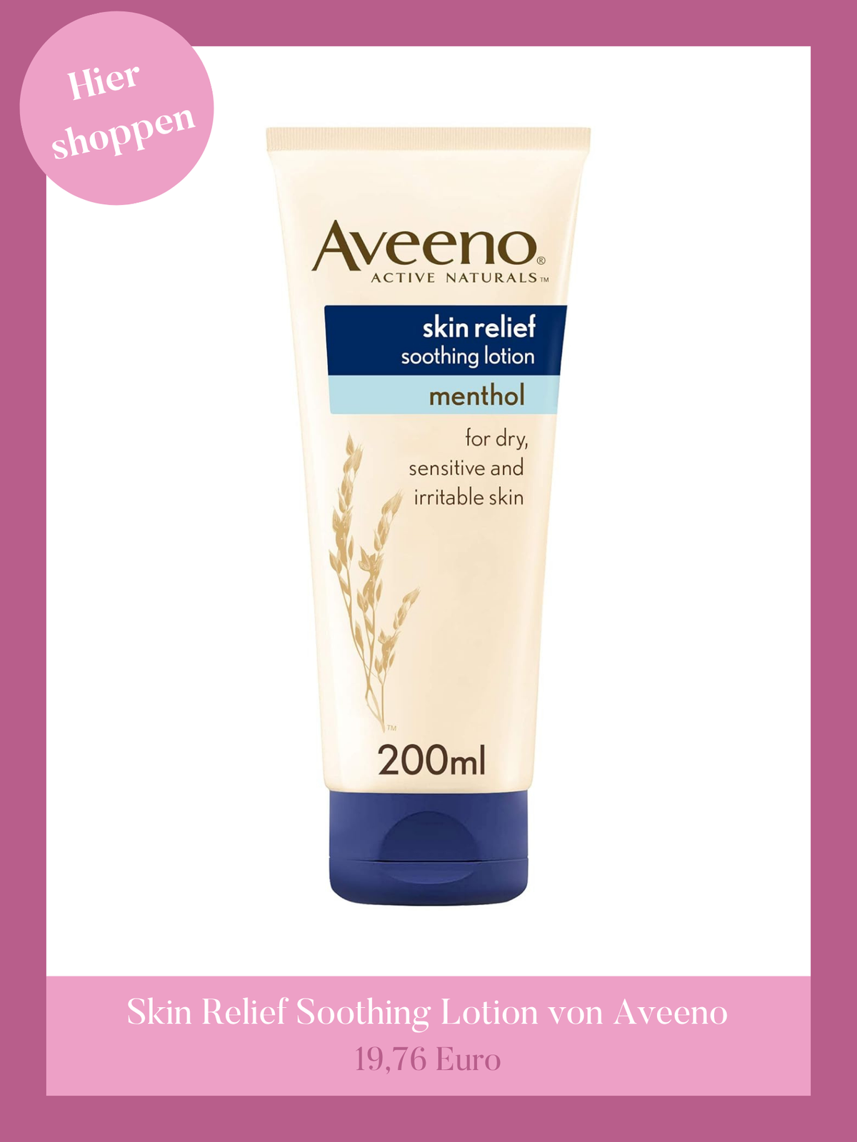 Menthol Bodylotion von Aveeno