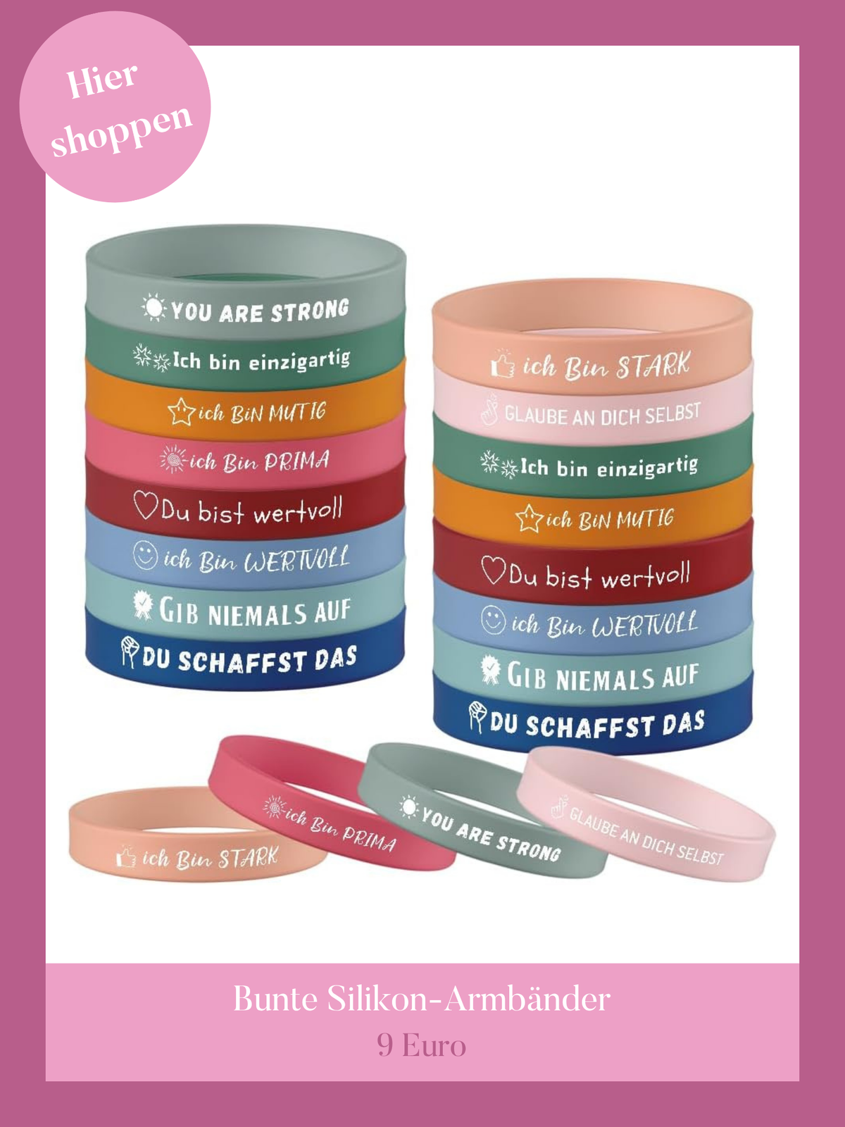 Silikon Armbänder