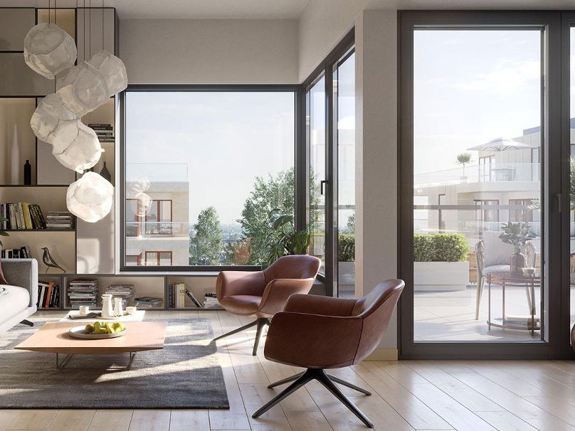 Ein stylisches Wohnzimmer