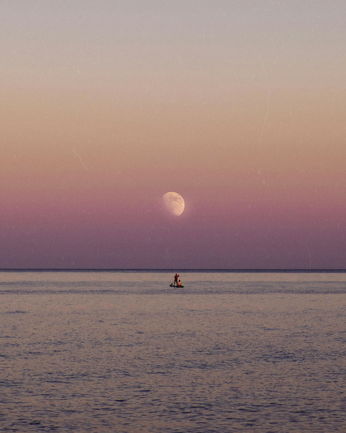 Mond überm Meer