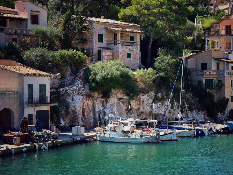 Eine malerische Bucht auf Mallorca