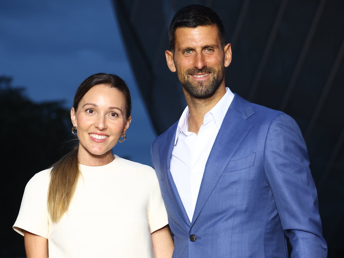 Novak Djokovic mit Ehefrau Jelena