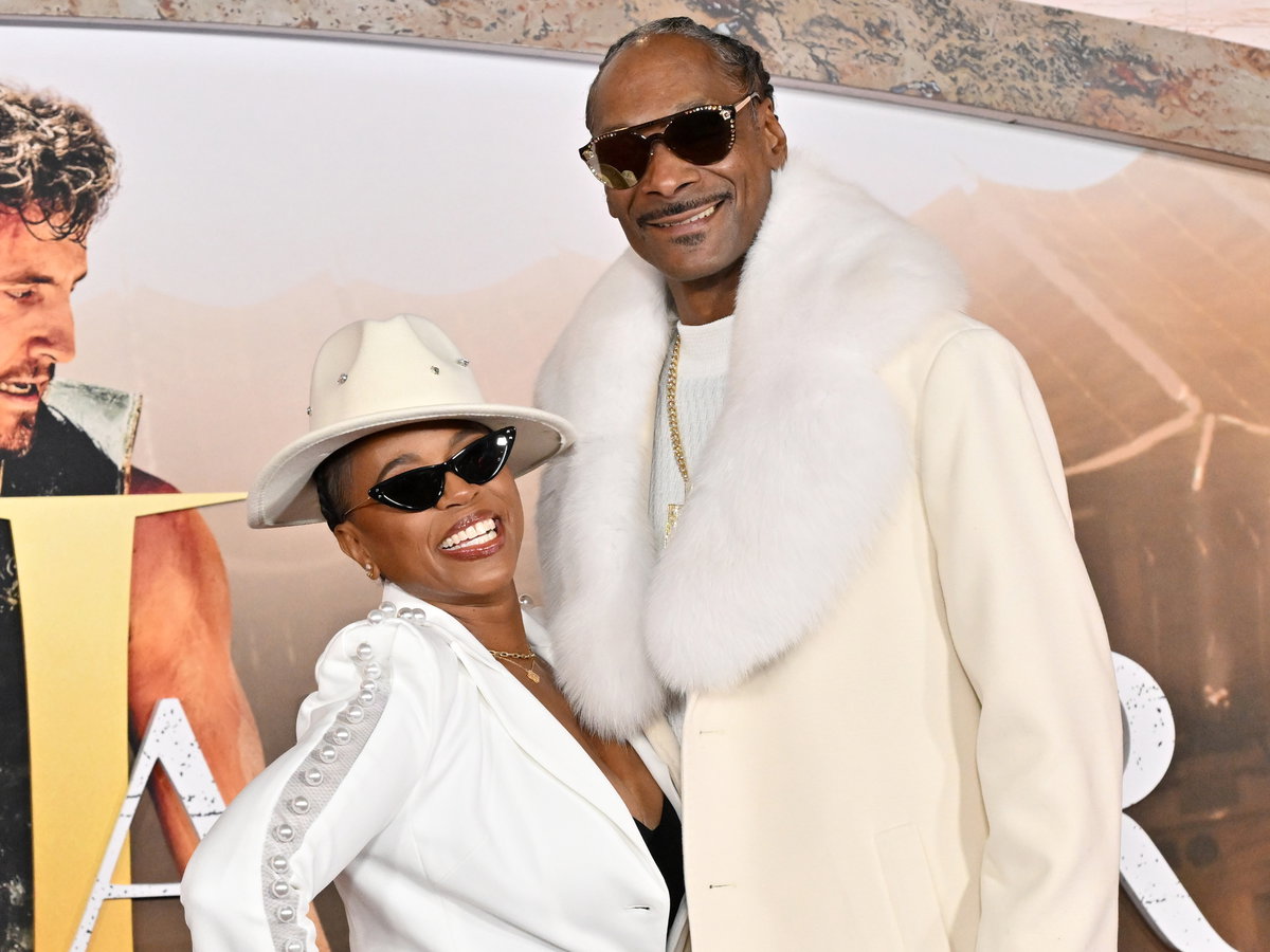 Snoop Dogg mit Ehefrau Shante Broadus