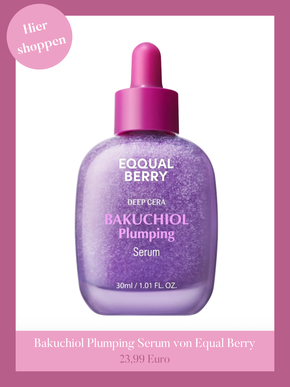 Bakuchiol Serum von Equalberry