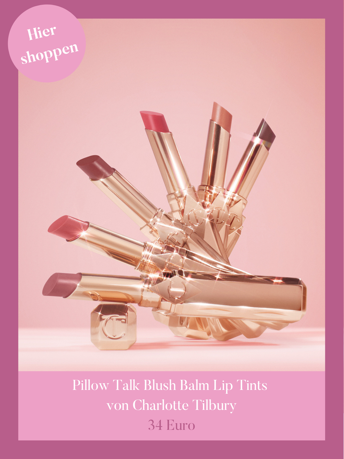 Charlotte Tilbury Pillow Talk Blush Balm Lip Tint