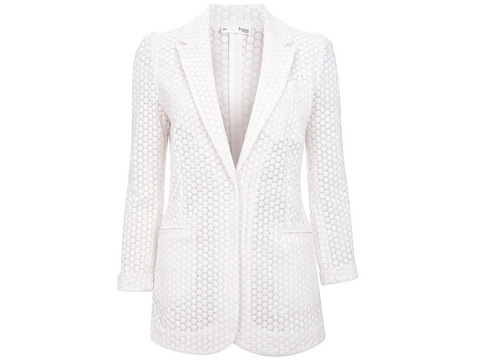 Oversize-Blazer aus Baumwolle