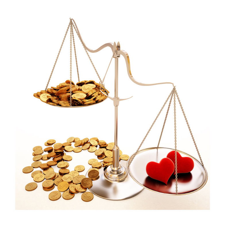 Geld und Liebe