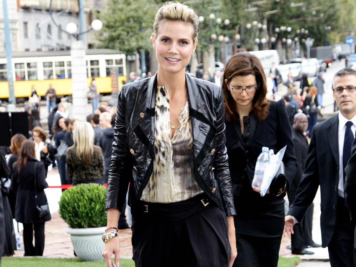 Heidi Klum Lederjacke