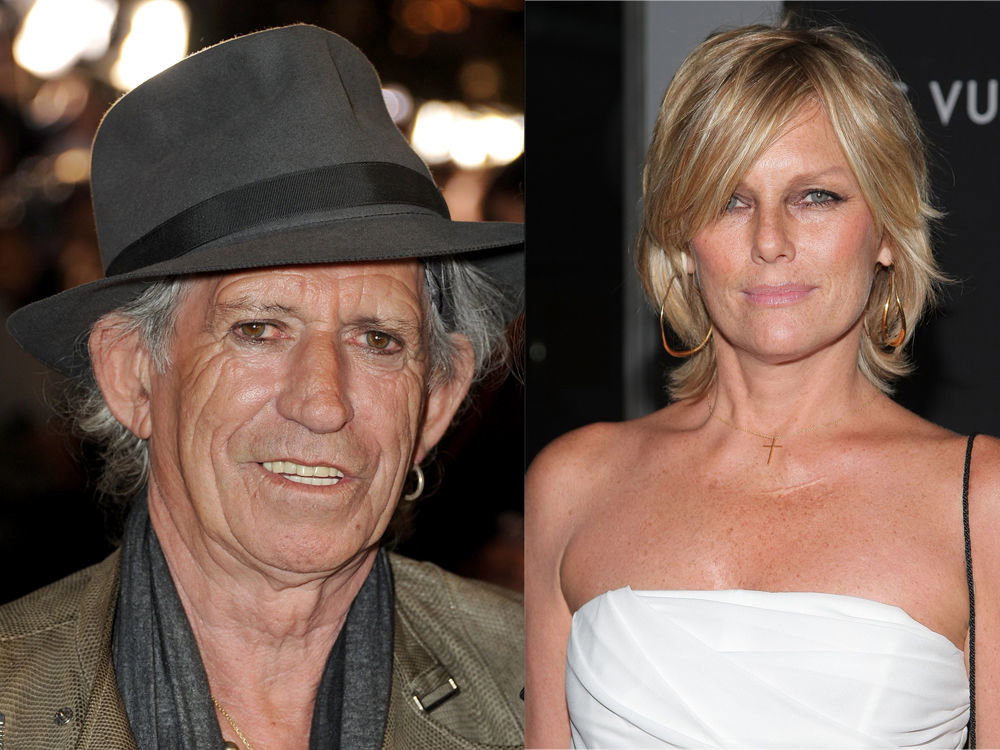 Keith Richards und Patti Hansen