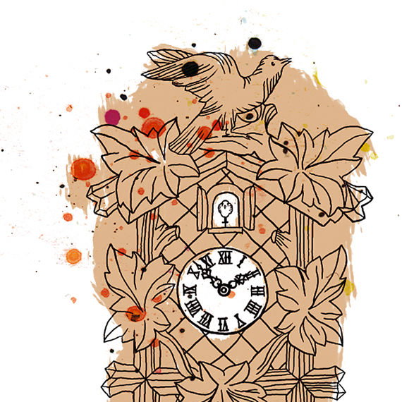 Illustration Kuckucksuhr