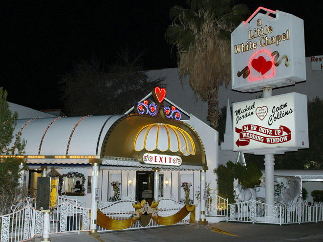 A Little White Chapel in Las Vegas, Nevada