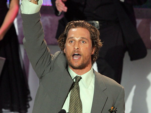 Matthew McConaughey Preisverleihung