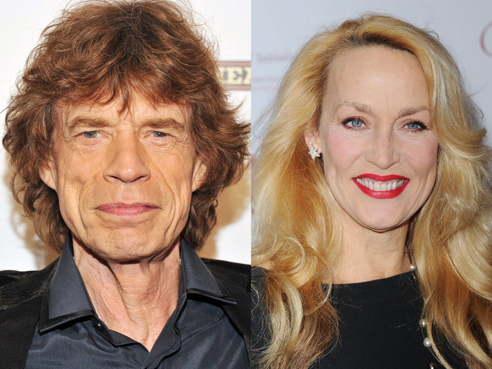 Mick Jagger und Jerry Hall