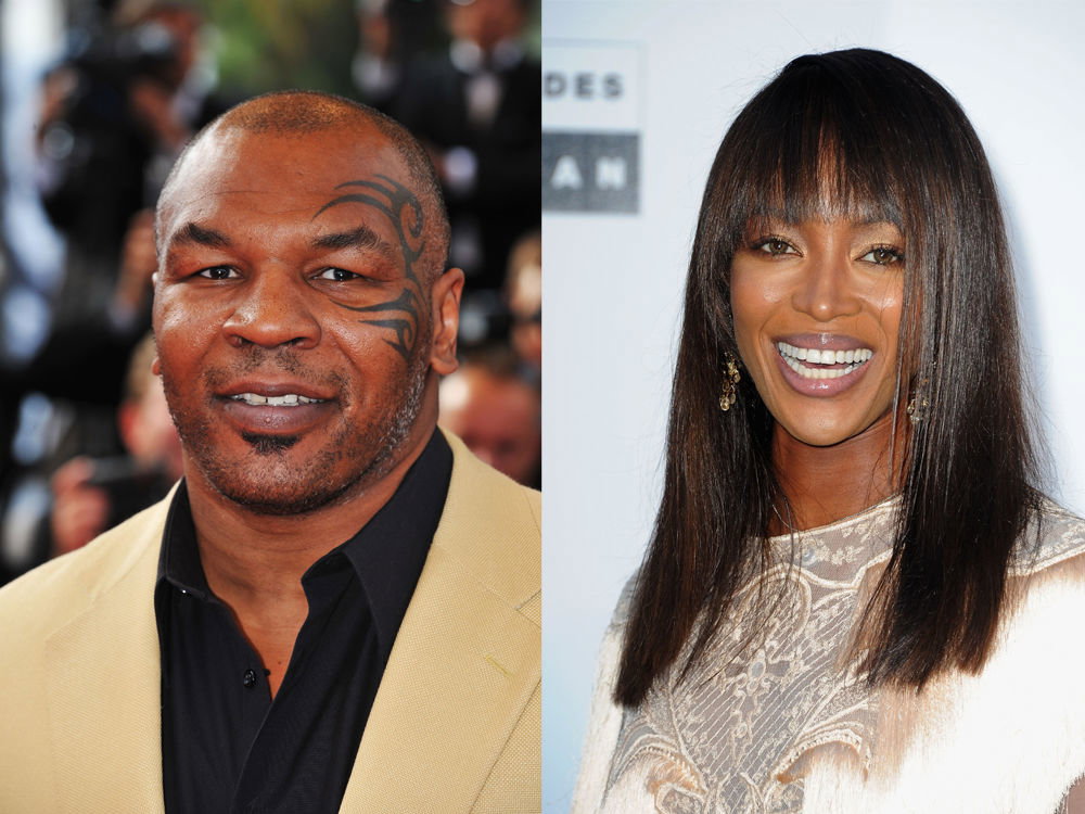 Mike Tyson und Naomi Campbell