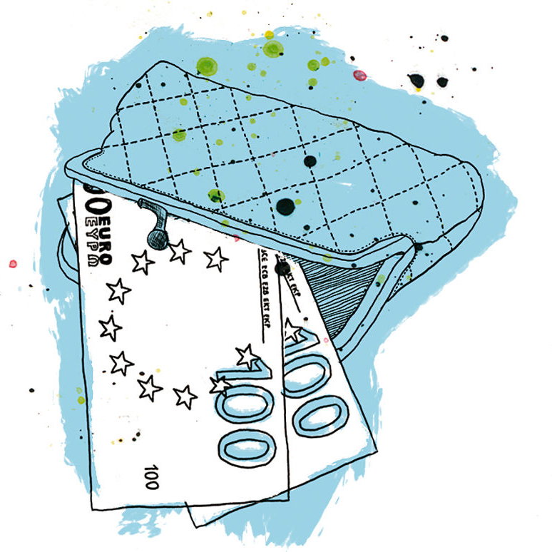 Illustration Geldbörse