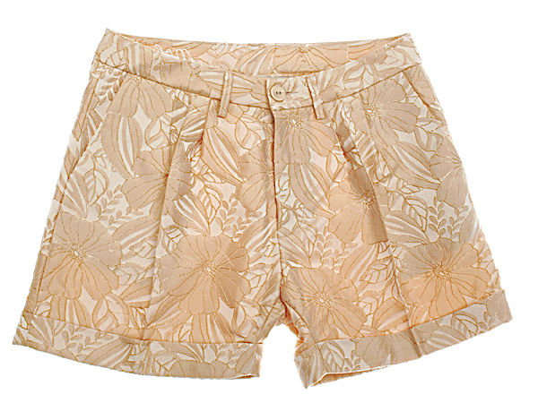 Hotpants mit Blütenprint