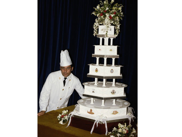 Hochzeitstorte von Prinz Charles und Lady Di