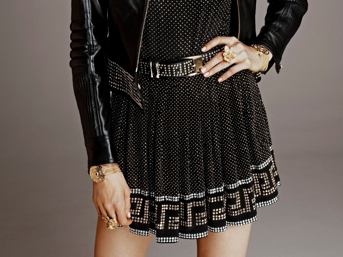 Leder mit Bling