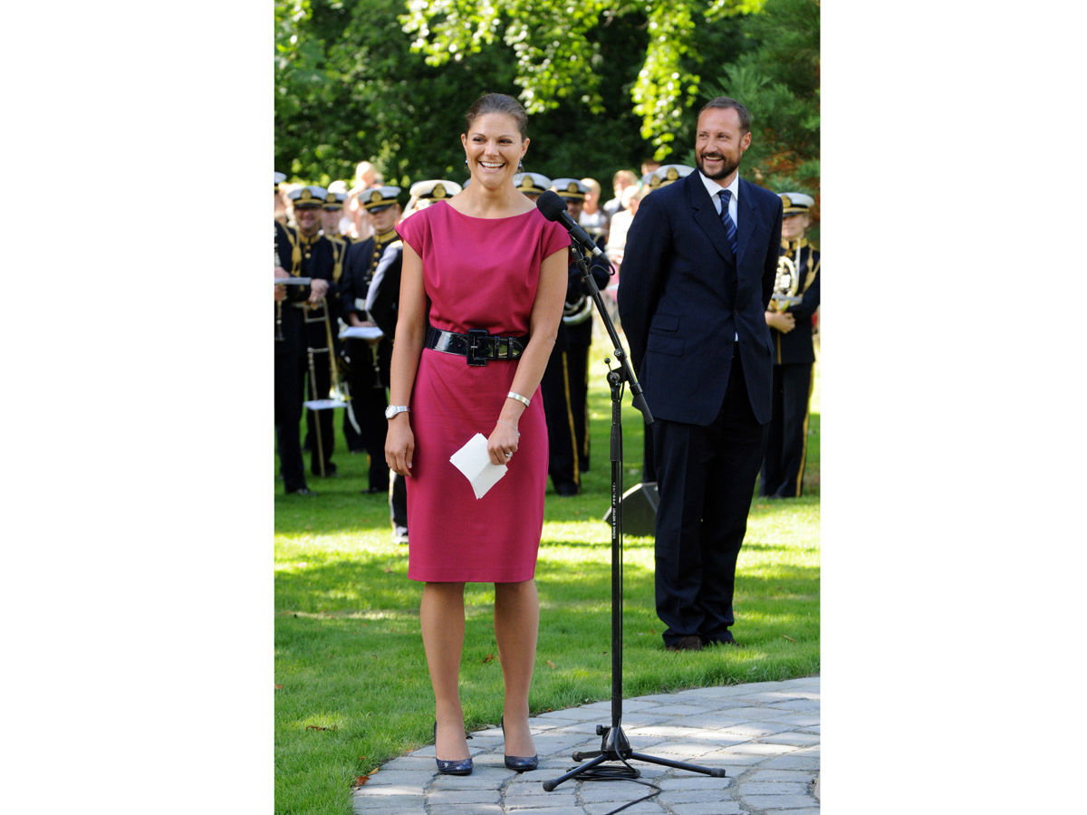 Victoria von Schweden, pinkes Kleid