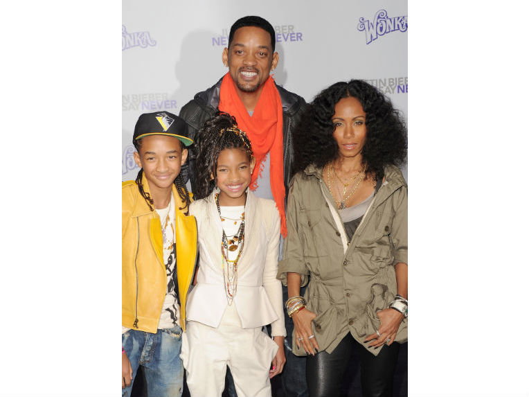 Jaden, Willow und Will Smith