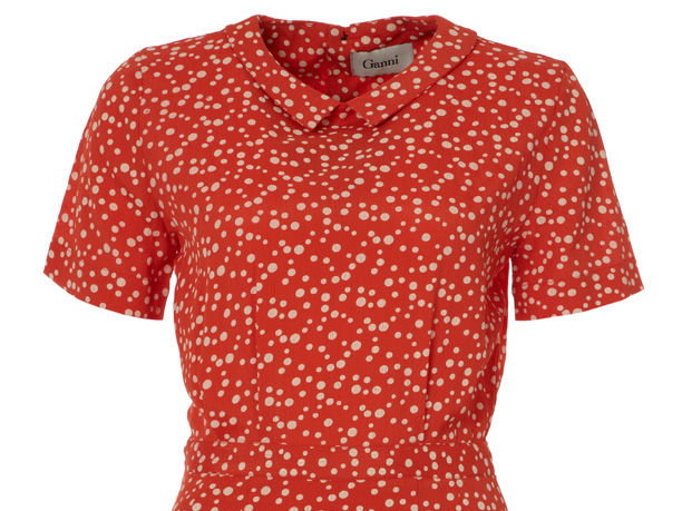 Rotes Kleid von GANNI