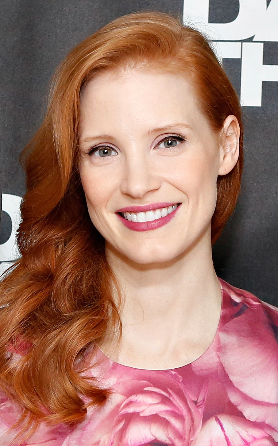 Jessica Chastain mit roten Haaren