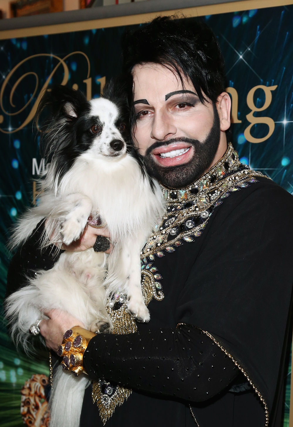 Harald Glööckler und Hund
