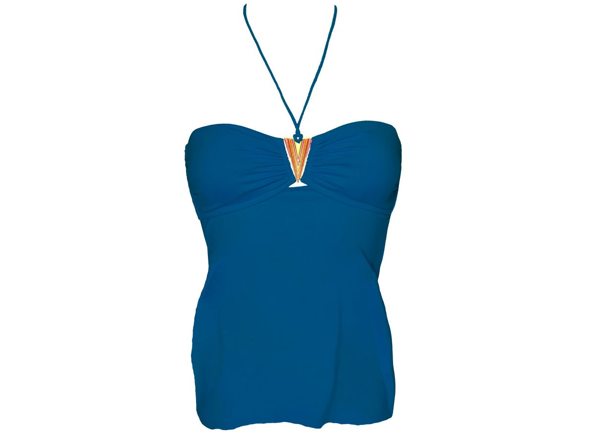 Blauer Badeanzug