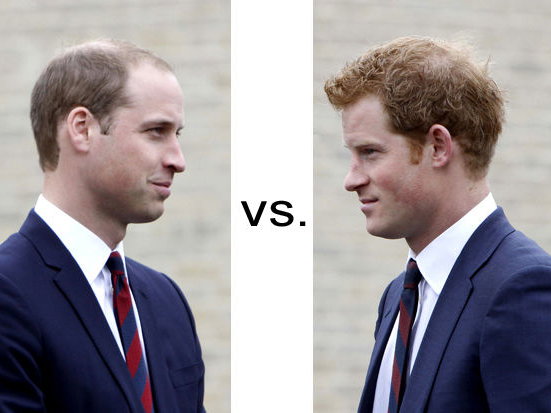 Prinz William vs Prinz Harry