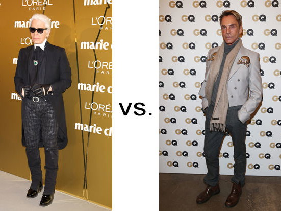 Karl Lagerfeld vs. Wolfgang Joop