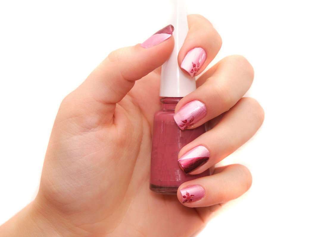 Nailsart rosa