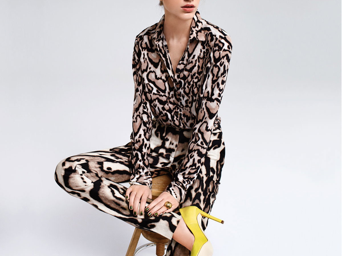 Seidenbluse und Hose von Diane von Furstenberg