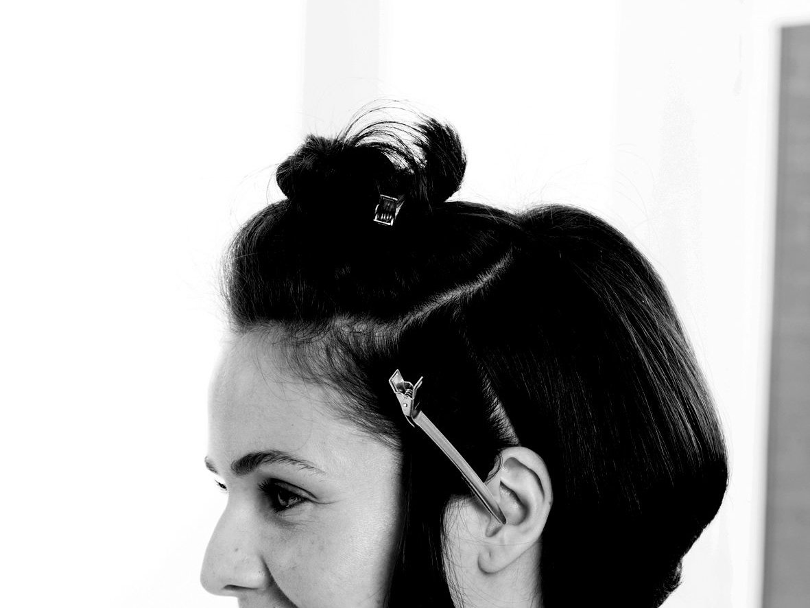 Haare abteilen