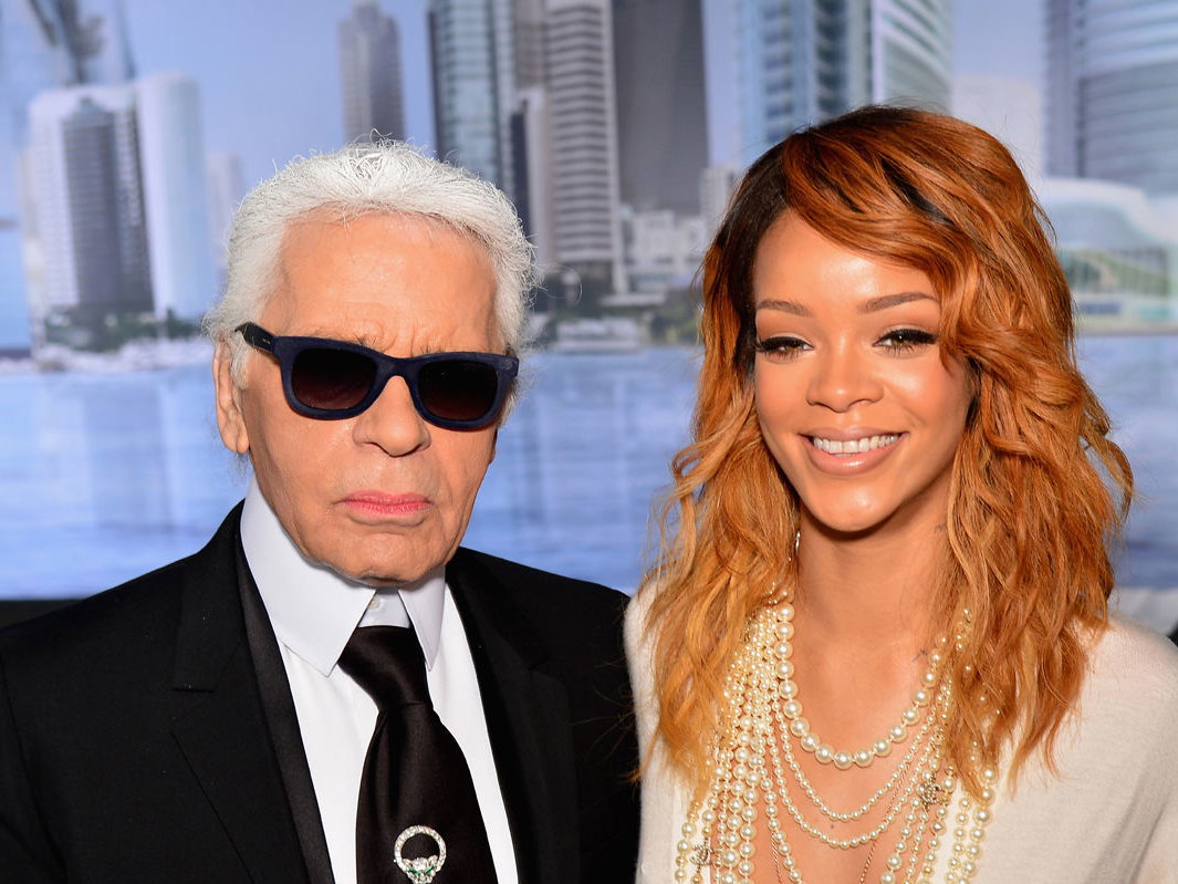 Karl Lagerfeld & Rihanna