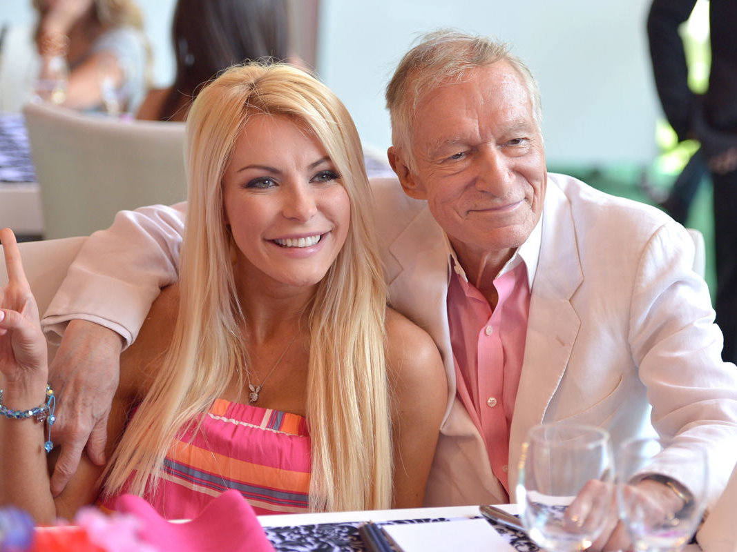 Hugh Hefner & Crystal Harris