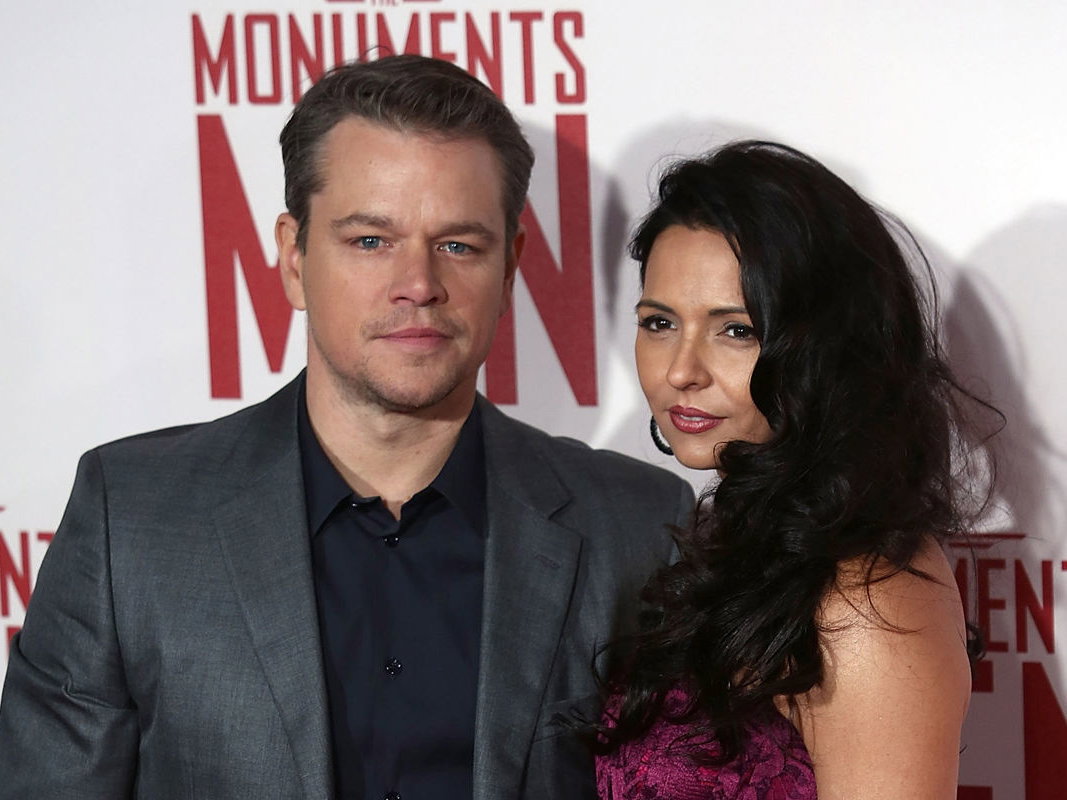 Matt Damon & Luciana Barroso