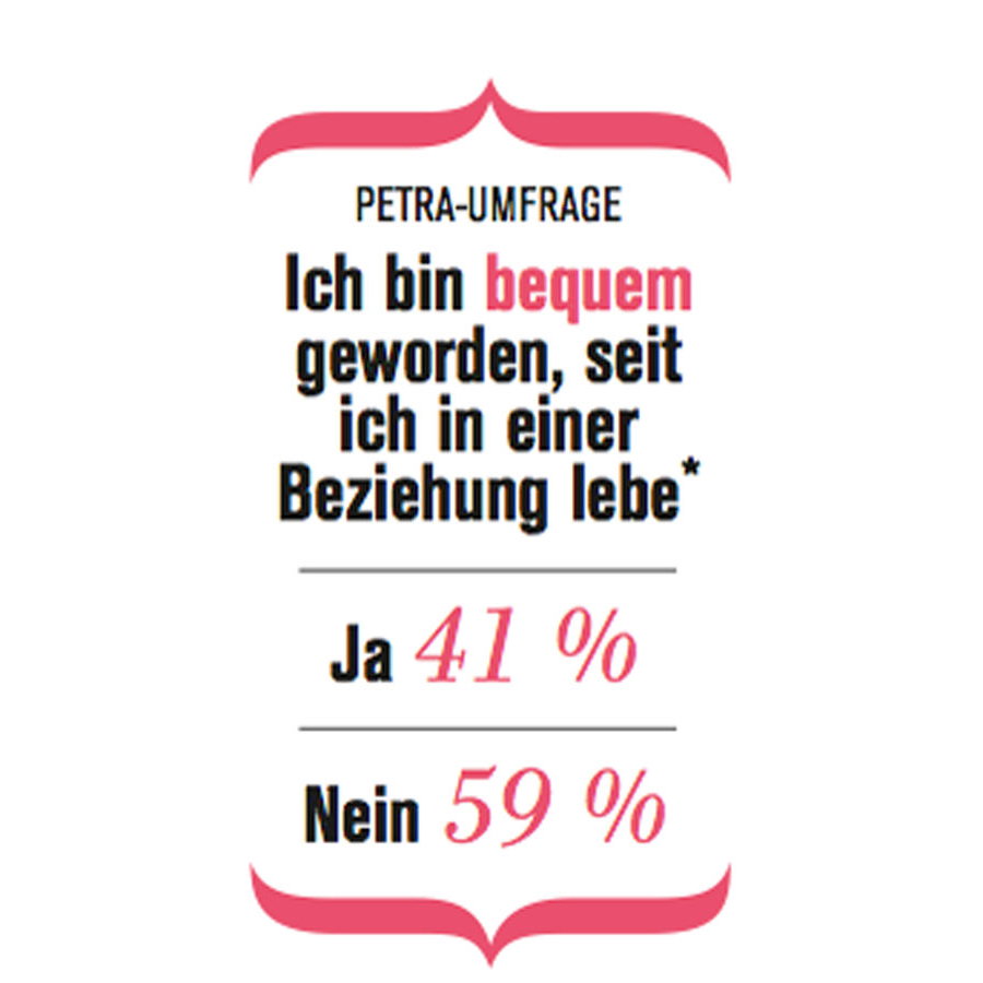 Bequem seit Beziehung