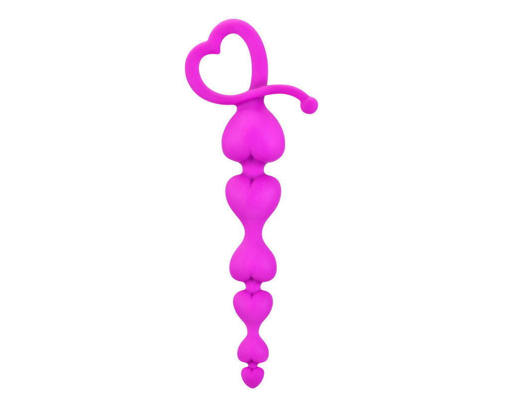 „Anal Beads“ in Herzchenform