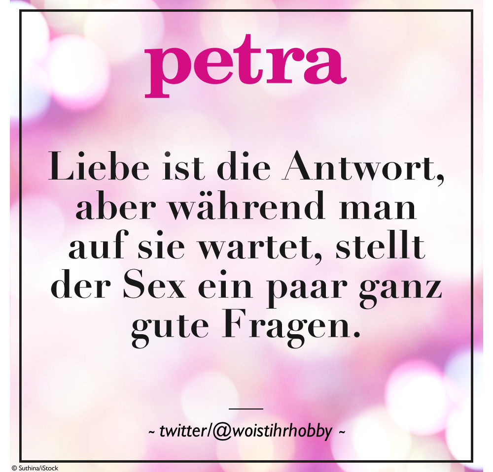 Liebe ist die Antwort, aber während man auf sie wartet, stellt der Sex ein paar ganz gute Fragen.