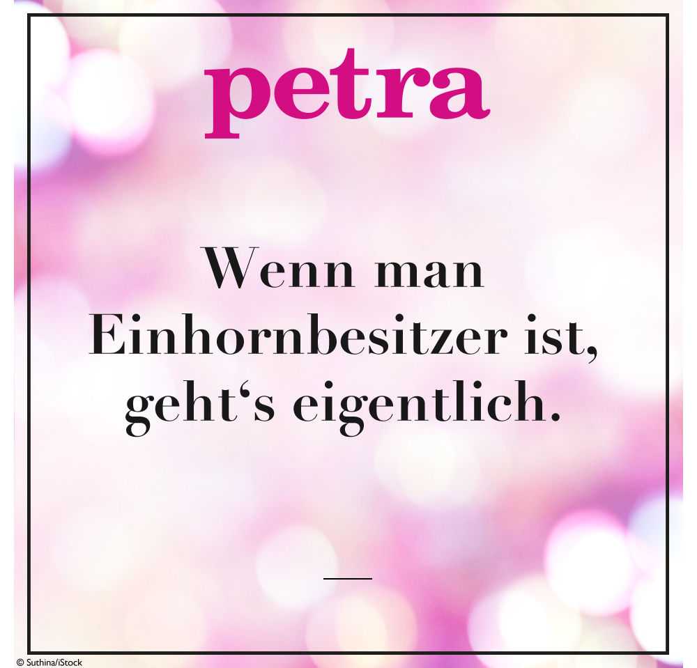 Ein Mensch zu sein ist viel zu kompliziert. Zeit ein Einhorn zu sein!