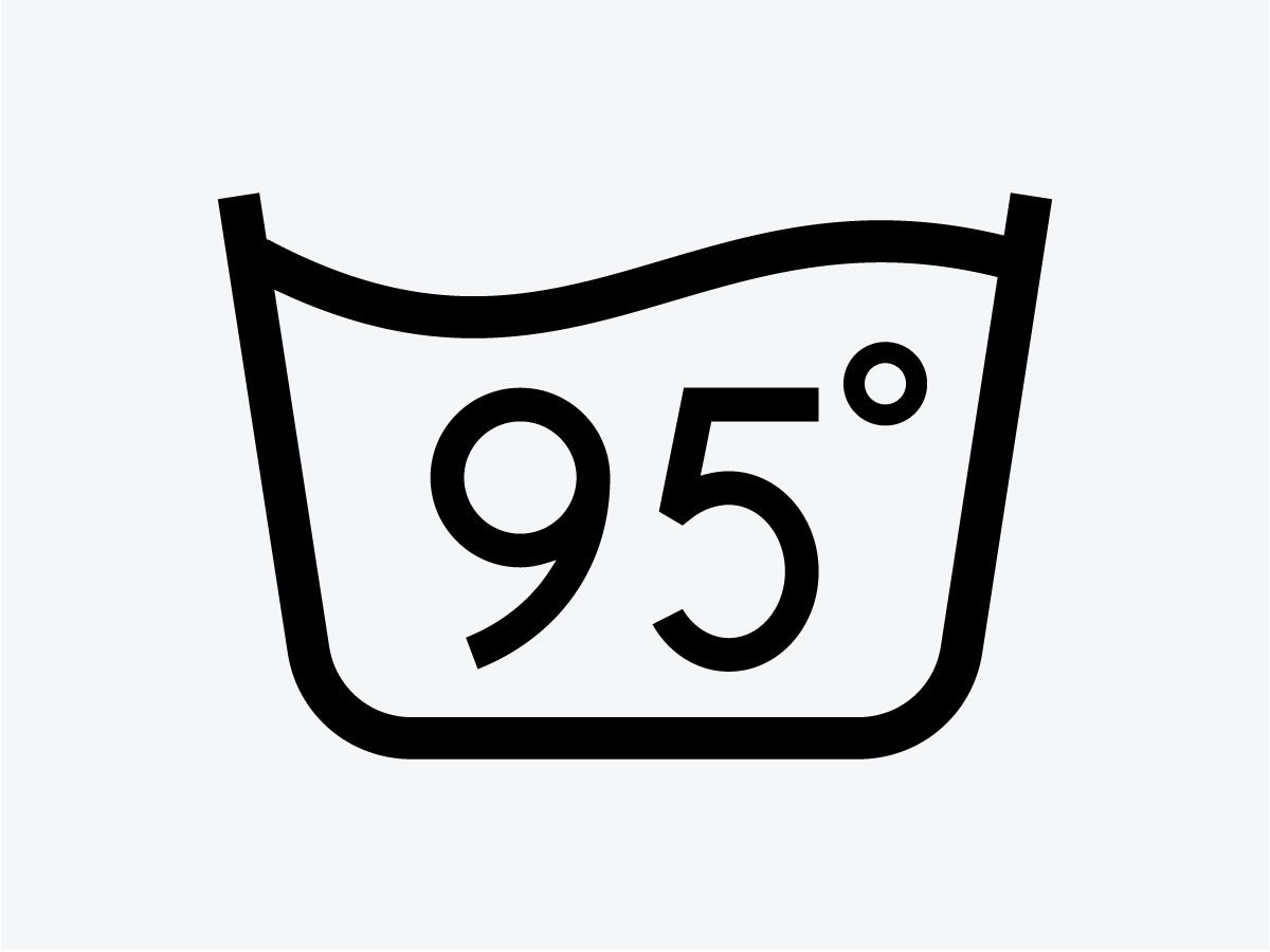 Eine 95° Wäsche ist nicht für jedes Kleidungsstück geeignet.