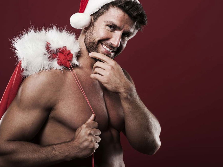 Als Santa Clause sein Türchen öffnete, gab's eine heiße Bescherung!